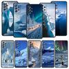 Antarctica Snow Scenery Phone Case for Samsung A17 A13 A15 A25 A35 A51 A55 A71 A21S A11 A31 A41 A23 A53 A73 5G A03S A05s Cover