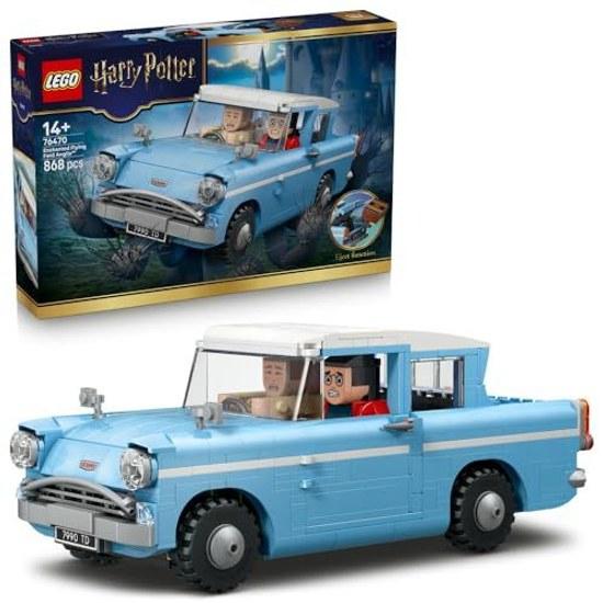 LEGO Harry Potter Magical Flying Ford Anglia Toy Block Birthday Present Boys Girls Children 14 Years Old 15 16 Middle School Goods Interior Stylish