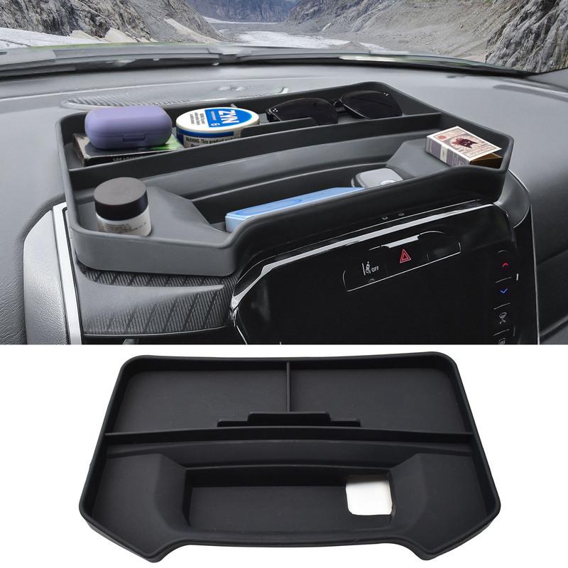 For -2025 Dodge RAM 1500 Center Console Dashboard Organizer Tray Interior Storage 12 inches Behind Screen Dash Accessories
