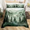 Pine Duvet Cover Sets for Teens Kids Adults Quilt Covers Lightweight Down Bedroom Decor 2 Pillowcases 1 Duvet Cover No Comforter