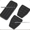Volkswagen T4 Van Pedal Set: 3-Piece Leather Accelerator, Brake & Clutch Covers