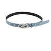 Stylish Ladies' Canvas Belt 2023 Summer New Arrival With Butterfly Shape Smooth Buckle Leather Belt For Jeans Matching