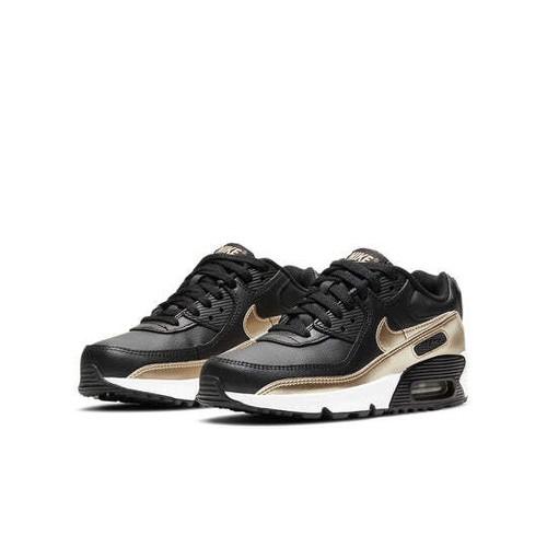 

Nike Air Max 90 LTR GS Черный Металлический Золотой Звезда CD6864-008 EU 36 чёрный