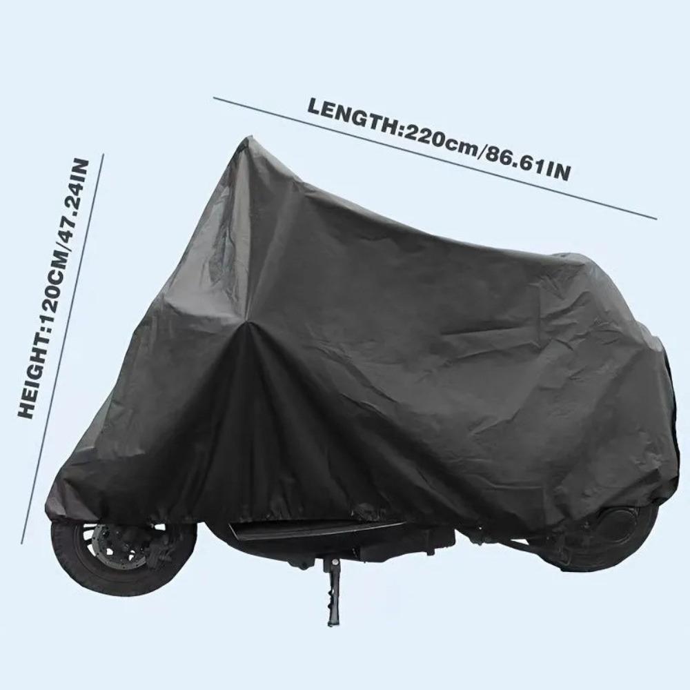 Universal Motorcycle Cover Sunproof Dustproof Waterproof Bike Scooter Electrombile UV Protection Reflective Stripes