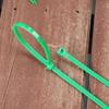 Green Nylon Cable Ties Self-Locking Cord Ties Wire Binding Wrap Straps for Plants Garden Fence Fixed Fastener Rings