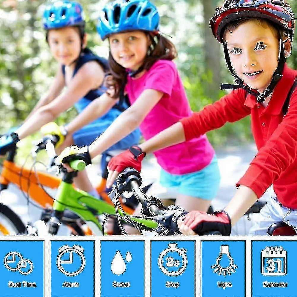 Kids Digital Sport Watch, Boys Girls Waterproof Sports Outdoor Watches Children Casual Electronic Analog Quartz Wrist Watches With