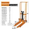 Jundelun Manual Hydraulic Forklift Pallet Stacker CN Plug (adapter Included)