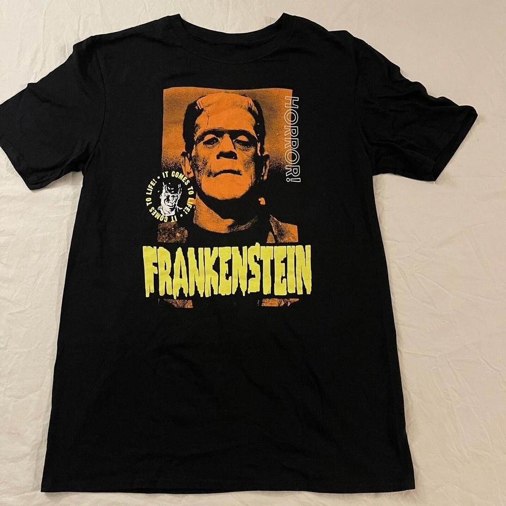 

Frankenstein It s Comes To Live Cotton Black All Size Unisex Shirt LI1106 Unisex T-Shirt S