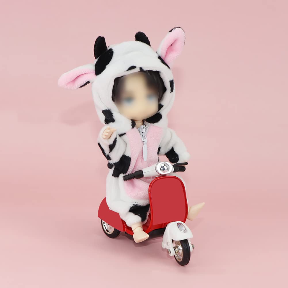 YUYAKESHI Obitsu 11 (OB11) Size Outfit - Obitsu Doll 11 Clothes - Animal Design - GSC Homewear - Plush Doll Clothes - 112 BJD Doll Clothes - Fluffy