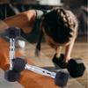 2PCS Hex Dumbbell 1KG Strength Exercise Versatile Support Fitness Dumbbell Full-Body Workout for Strength Training