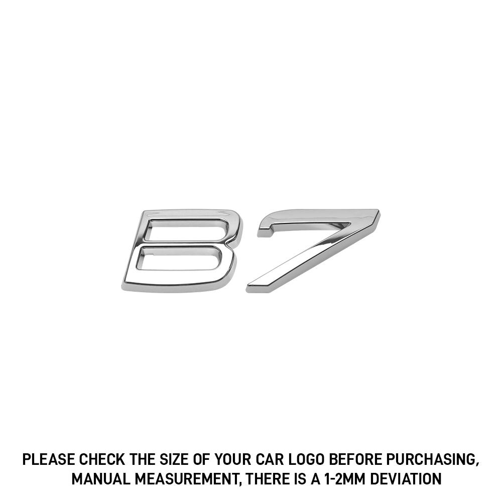 3D ABS Letters Car Rear Trunk Tailgate Side Fender Badge Emblem Sticker for Volvo B2 B3 B4 B5 B6 B7 B8 Auto Accessories