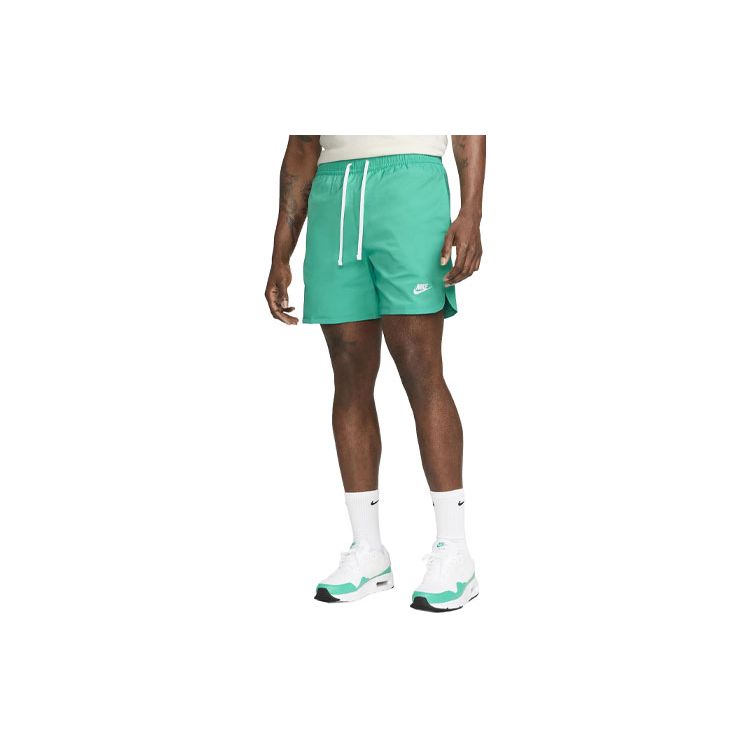 Nike Sport Essentials Solid Color Casual Shorts With Logo Drawstring Men Bottoms Green DM6829-335