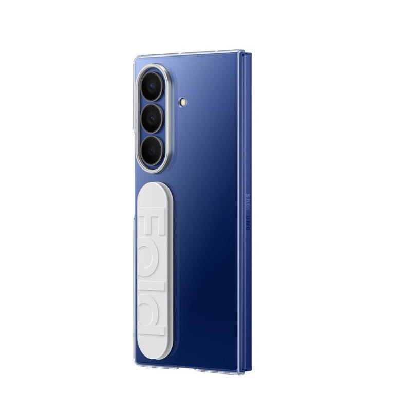 Original Samsung Galaxy Z Fold7 Clear Grip Case Cover For Galaxy Z Fold 7 Phone Casa with Finger Holder and Screen Protecto Film Protective Case