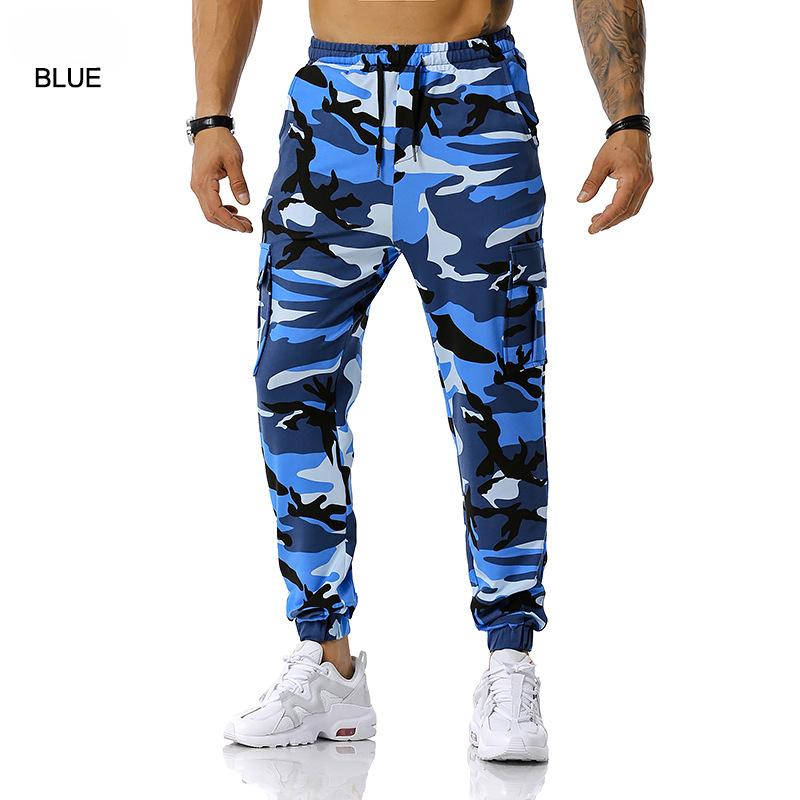 Men's Pants Camouflage Jogging Pants Outdoor Sports Pants Football Training Fitness Trousers Casual Sweatpants Men