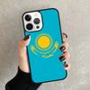 Kazakhstan Flag Phone Case For iPhone 17 Air 15 16 16e Pro Max 11 12 13 14 Cover For iPhone 17 Air Max Plus coque Fundas