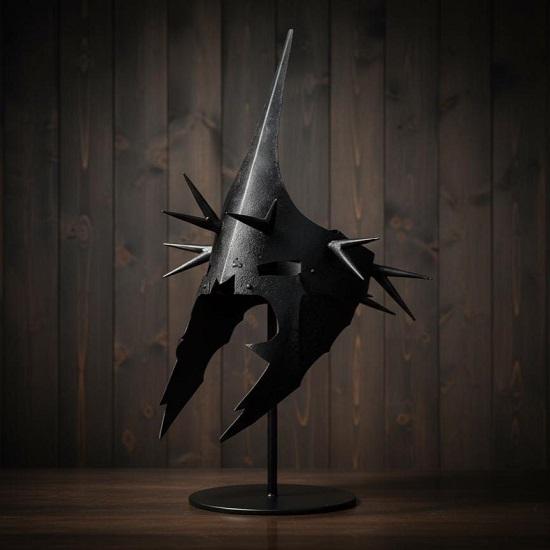 Nazgul Witch King Armor Set: 18 Gauge Steel Helmet Gauntlets