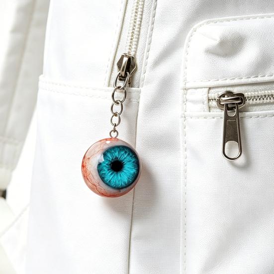 Realistische gotische Augapfel-Dekoration, 2D-Tischdekoration mit Ständer, Horror-Geschenk für Liebhaber düsterer Fantasy-Kunst, Halloween-Dekoration