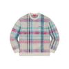 Brushed Plaid Sweater 'White Blue Pink' Men's SUP-FW20-260