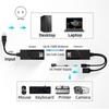 USB 2.0 Extender Over Cat5 Cat5E Cat6 Ethernet Cable Transfer Up To 100M RJ45 Receiver with DC5V/2A