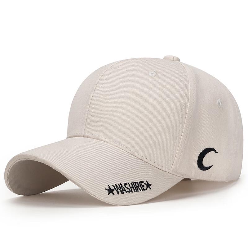 ZHENYUEQI Spring Cotton Curved Brim Baseball Cap Adjustable