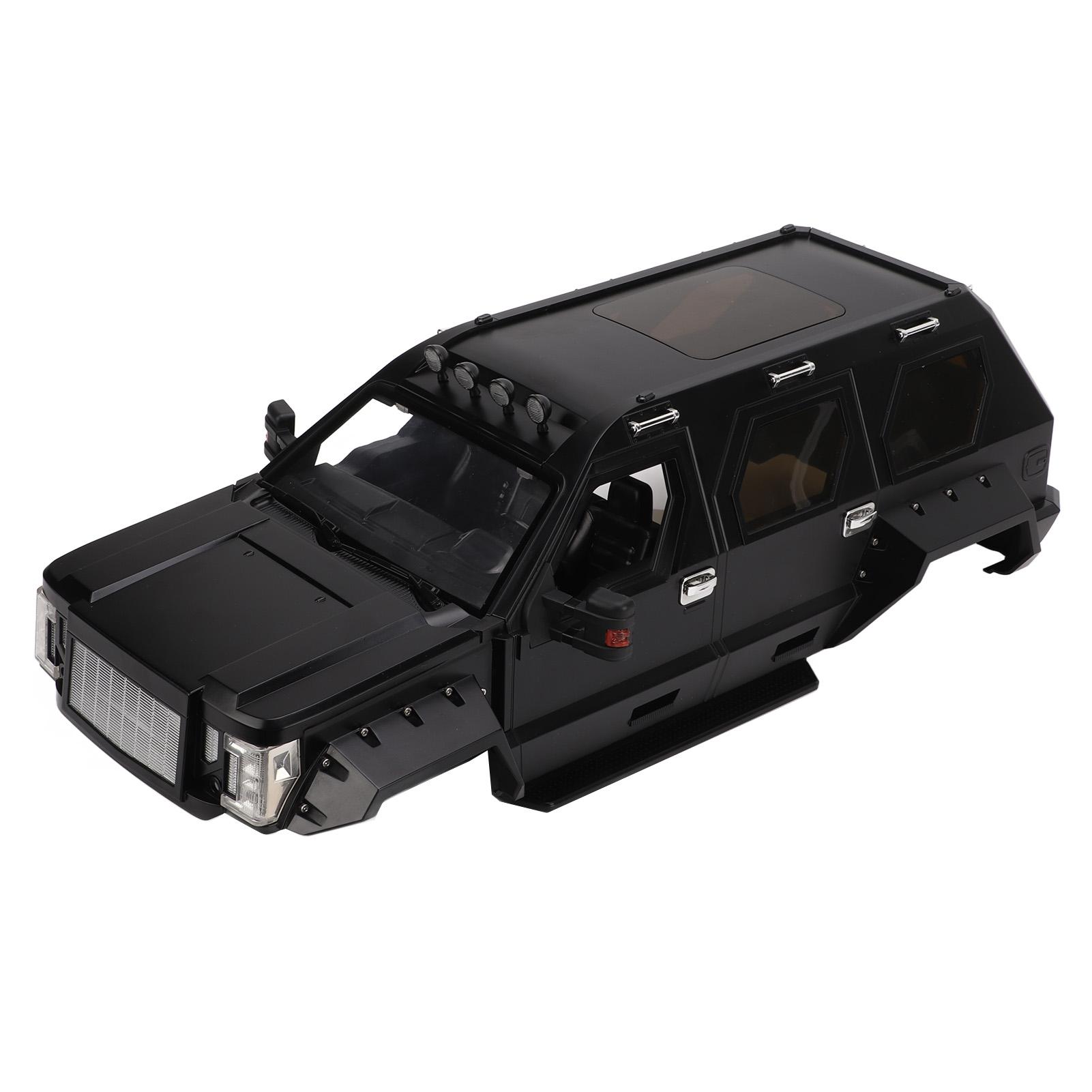 

Кузов для радіокерованої машинки 324 мм колісна база Чорний Жорсткий Пластик Аксесуари для радіокерованої машинки Traxxas 1/10