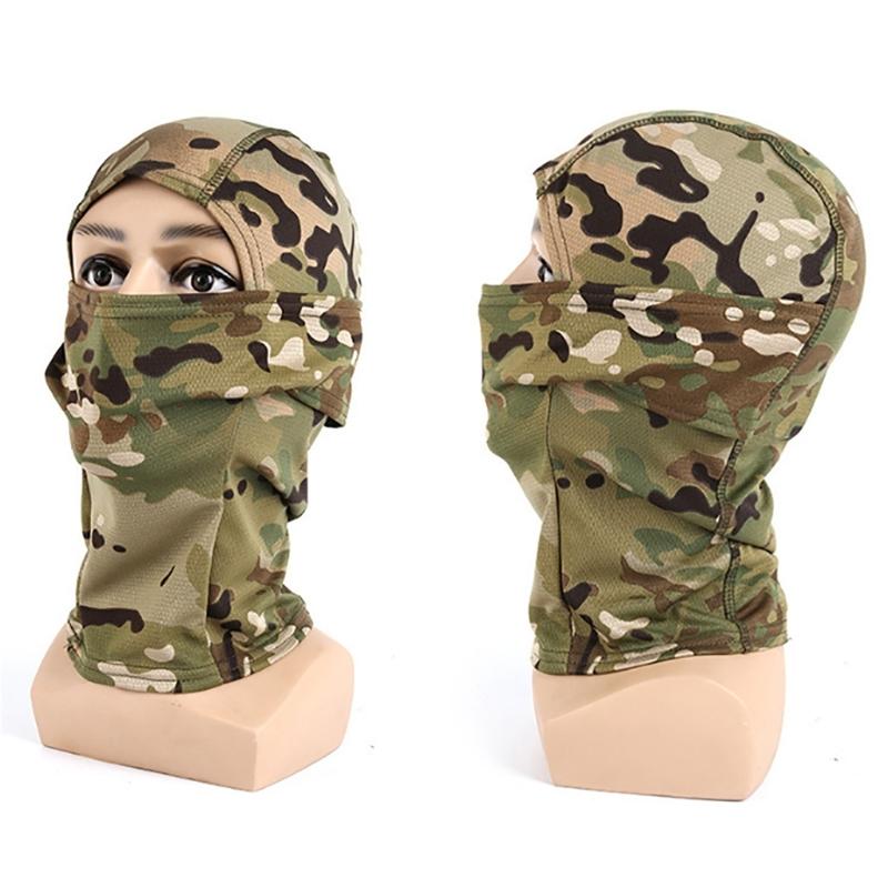 Camouflages Balaclavas Face Masks Tactically Hood Ski Masks Fulls Head Wrap