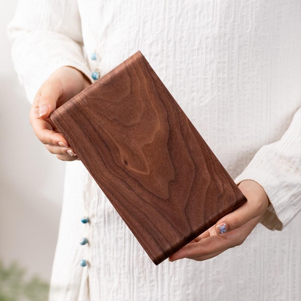 

Durable Houseold Groggery Plate Multipurpose Soap Tray Simple Walnut Tea Tray