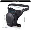 Upgrades Hard Shell Motorcycle Leg Pack Waist Bag with Adjustable Strait for Riding Comfort & Waterproof Protection
