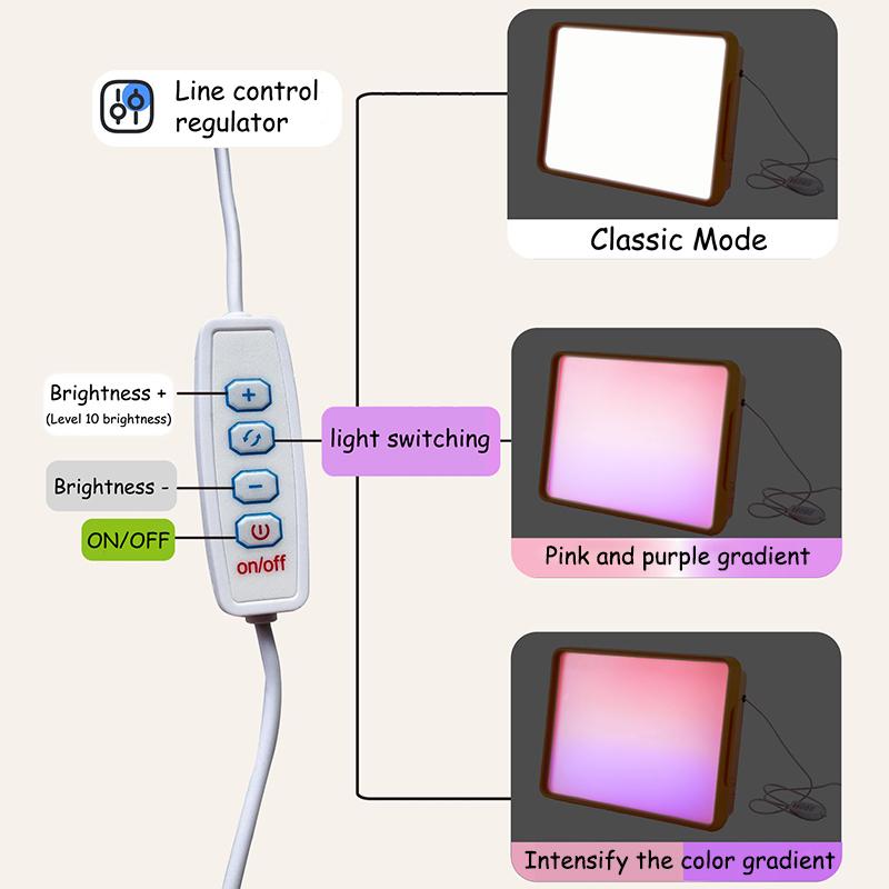 Scatola Luminosa a LED per Bambini Giocattoli Sensoriali Educazione Precoce Esplorazione Luce-Ombra Parrocchia Copiare Disegnare Pittura Tavola Guida Luce Ausili