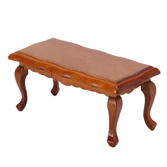 

1:12 креативных коллекционных антидеформируемых деревянных кукольных домиков с высоким уровнем имитации, аксессуары для подарочного кукольного домика светло-коричневого