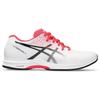 Asics Lyteracer 4 Cushioning Durable Low-Top Running Shoes Men Sneakers White Red 1011B349-110