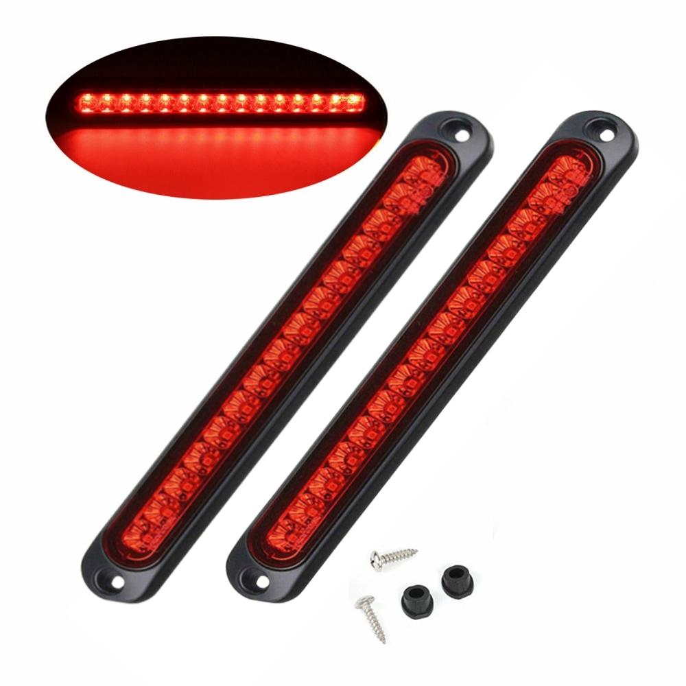 2PCS 24v LED Lights Truck Rear Lights 12 v Tail Lights Trailer Tail Light Waterproof 15LED Stop Brake Light For Trailer