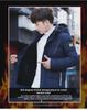 618 Men's Mid-Length Hooded Winter Jacket - Warm, Thick Plush Cotton-Padded with Ribbed M-Shaped Design