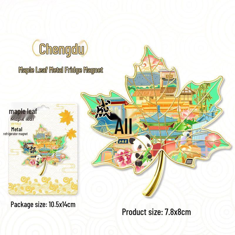 Sichuan Kangding Scenic Landmark Travel Magnet: Liuliucheng, King Kong Temple, Mugecuo, Zheduo Mountain Souvenir