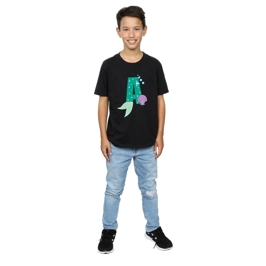 Disney Boys Alphabet A Is For Ariel T-Shirt
