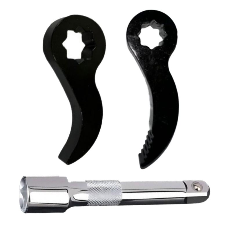 Crowbars Adapter Head Tool Adjustable Angle Head Strong Pry Bar for Ratchet Open End Wrench Heavy Duty Crowbars