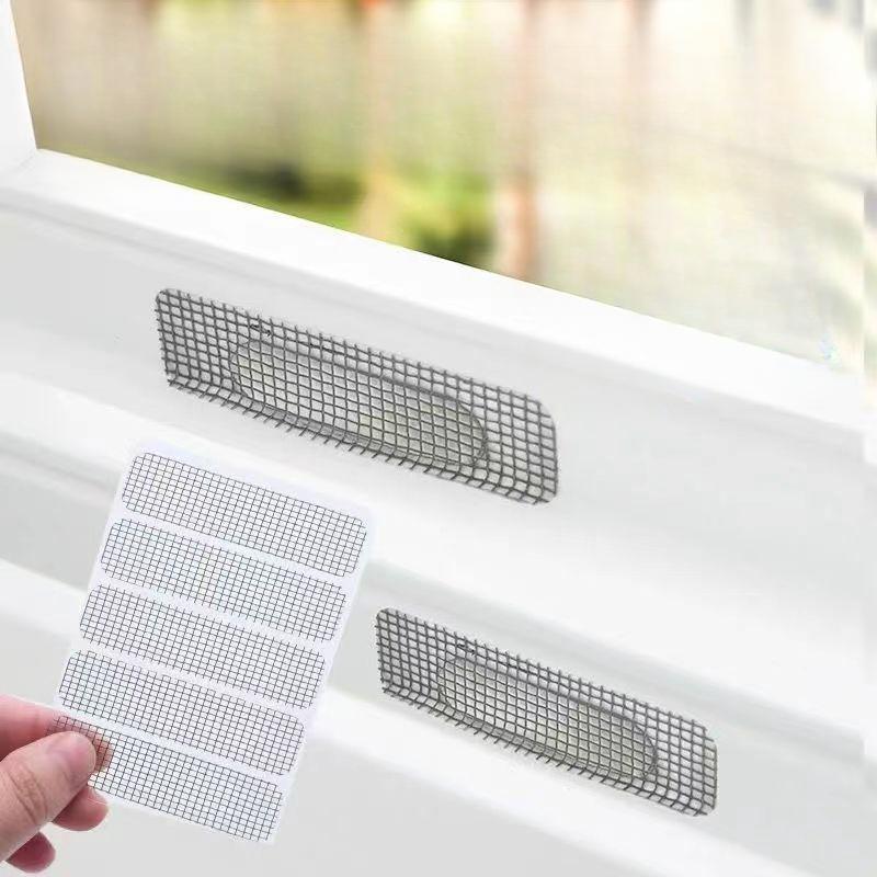 Selbstklebendes Reparaturband für Fenstergitter, Moskitonetz, zum Abdecken von Löchern, Netzaufkleber, Anti-Mücken-Band für Fenster und Türen