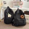 Dot Print Student Schoolbag Large Capacity Women's Backpack