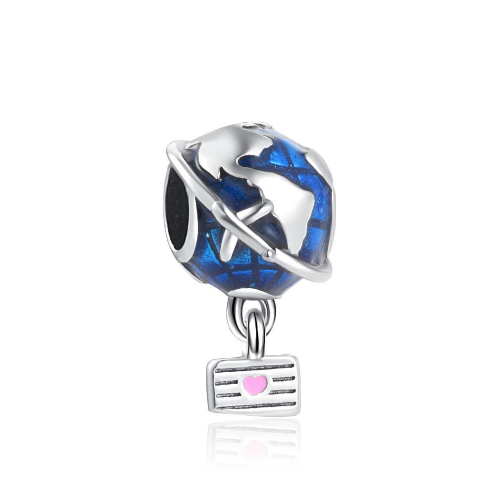 New Copper Four-Leaf Clover Lucky Grass Pendant Bead Diy Fit Original Pendant Charm Bracelet Women Fashion Jewelry