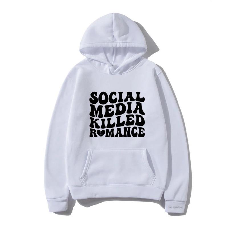 Letter Print Graphic Printing Sweatshirts for Fans Casual Long Sleeve Men/Women Clothing