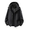 Men Women 3-in-1 Waterproof Windproof Hiking Jacket With Removable Down Liner Outdoor Trekking Camping Winter