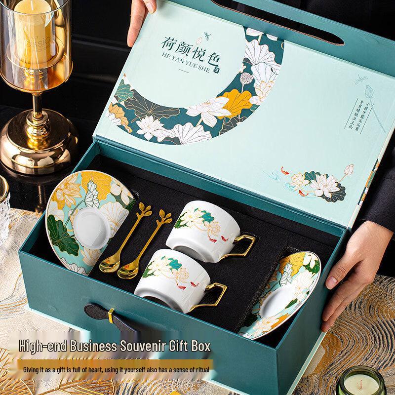 Premium Ceramic Coffee & Afternoon Tea Cup Set