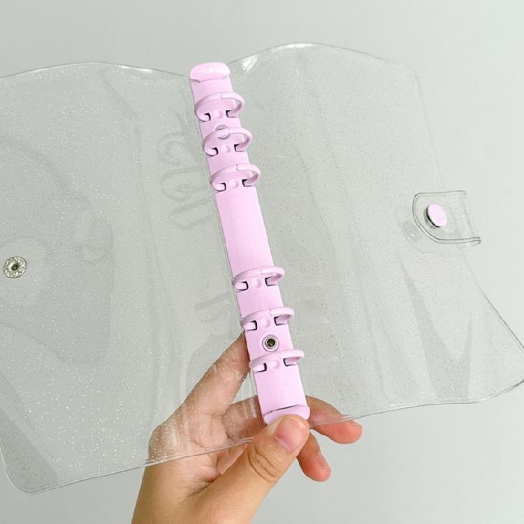 Friendly PVC Rings Binder Cover Clear Design for Custom Notebooks Features Easy Operation Water Resistant and Compacts