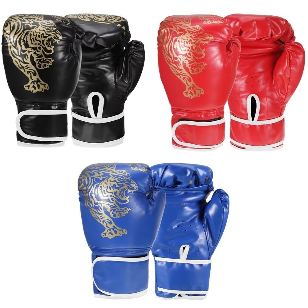 PU Leather Sparring Gloves Muay Thai Boxing Gloves Kickboxing Gloves Boxing Training