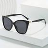 Cats Eye Trendy Sun Glasses Glasses Pearl Advanced Anti-blue Eyeglasses CATS Eye Box Fashion Large-frame Glasses