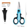 Professional Fishing Scissors - Serrated Stainless Steel Multi-functional Braided Line Cutter