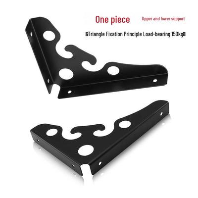 Wall Triangle Shelf Bracket: Upper and Lower Right Angle Support