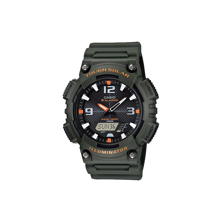 CASIO Men YOUTH Black Watch AQ-S810W-3A AQ-S810W-3A Army Green Case