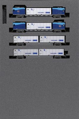 KATO Scala N Serie M250 Super Rail Cargo Set di Carico Container U50A A Add-on per Trenino Elettrico (4-Auto) 10-1722