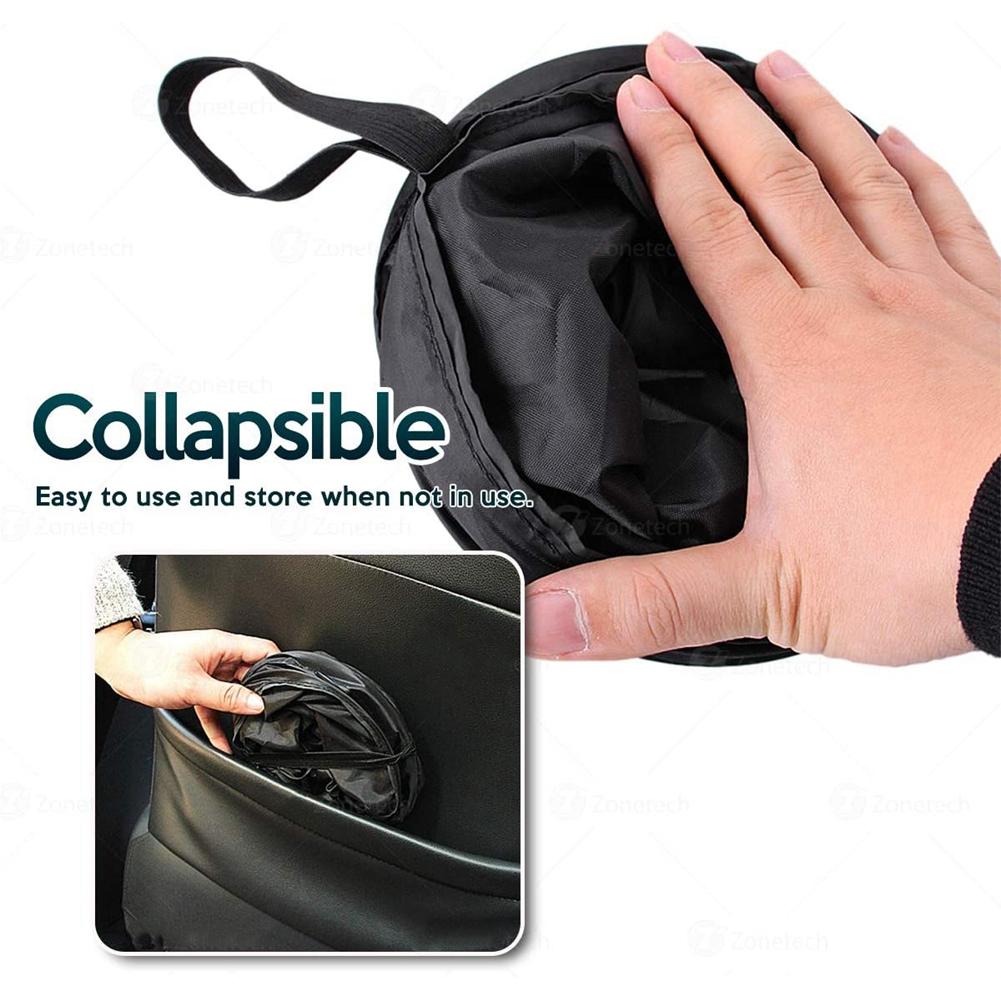 1pcs Collapsible Pop Up Trash Case, Auto Garbage Can Bin Waste Basket Dustbin for Car